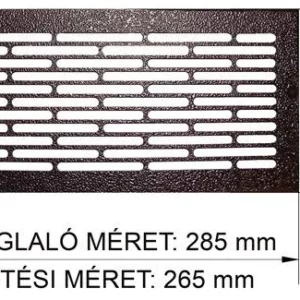 Aluminium öntvény szellőzőrácsok antik bronz és fehér színben