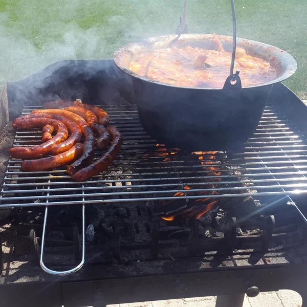 Kürtőskalács sütő kerti grillező