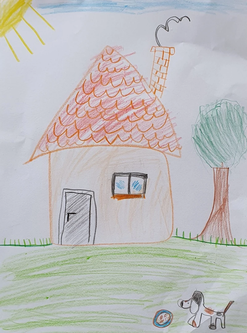 7 éves Gyergyay Zselyke rajza