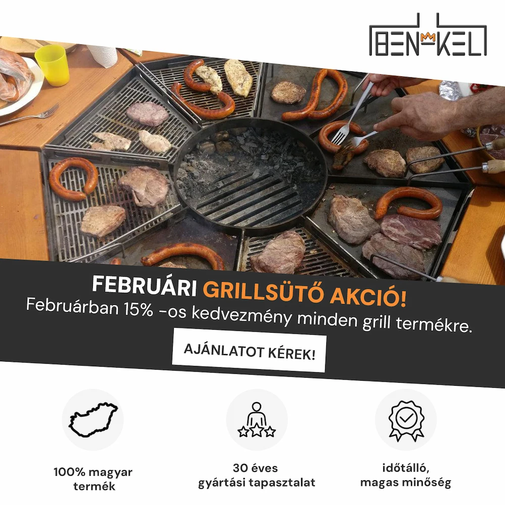 Februári grillsütő akció