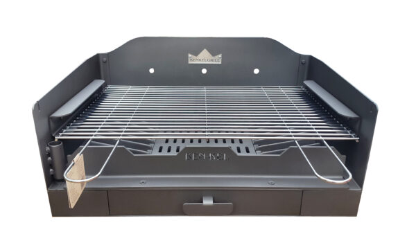 Beépíthető flekkensütő és grillező – 65 cm